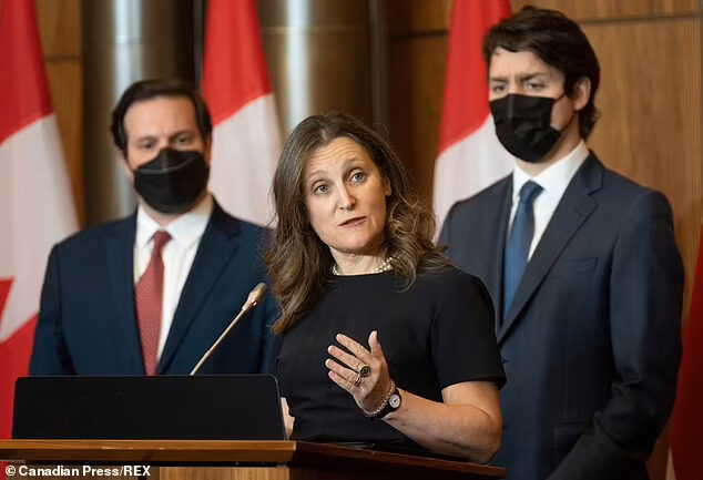 Chrystia Freeland Justin Trudeau