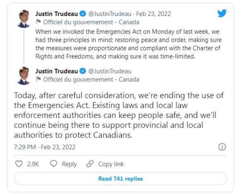 trudeau tweet