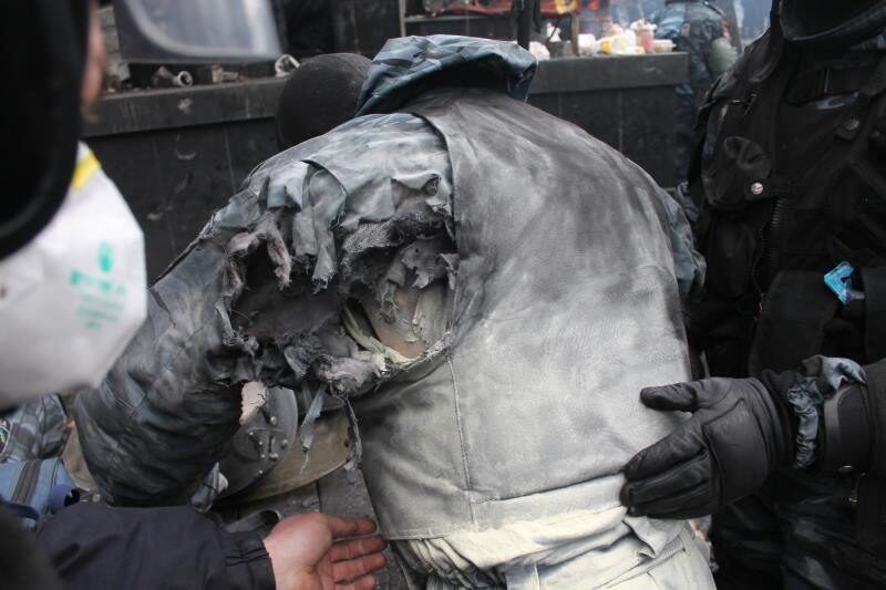 ukraine police injured firework