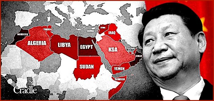 Map arab states