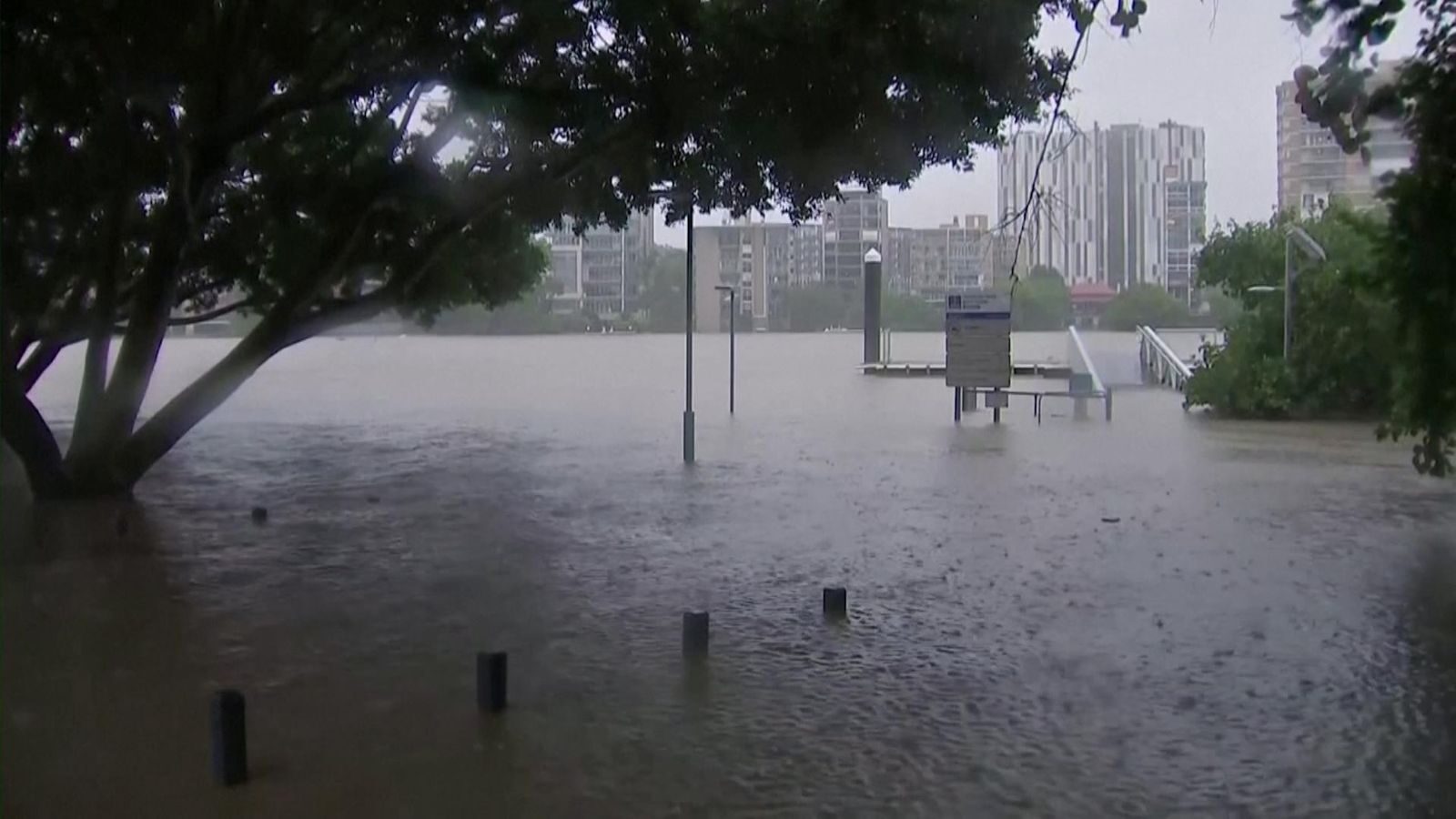 Seven people have died so far as a result of flooding