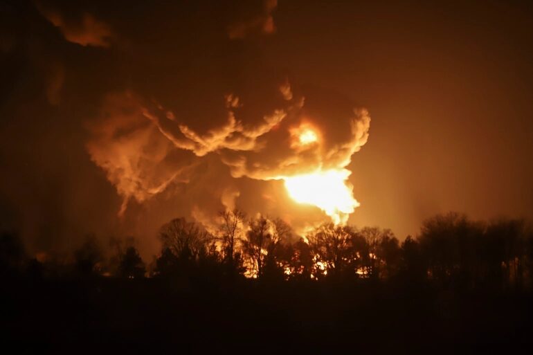 explosion ukraine