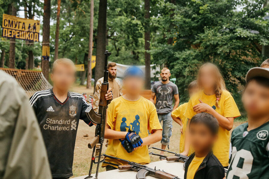 Azov Neofacist camp for kids