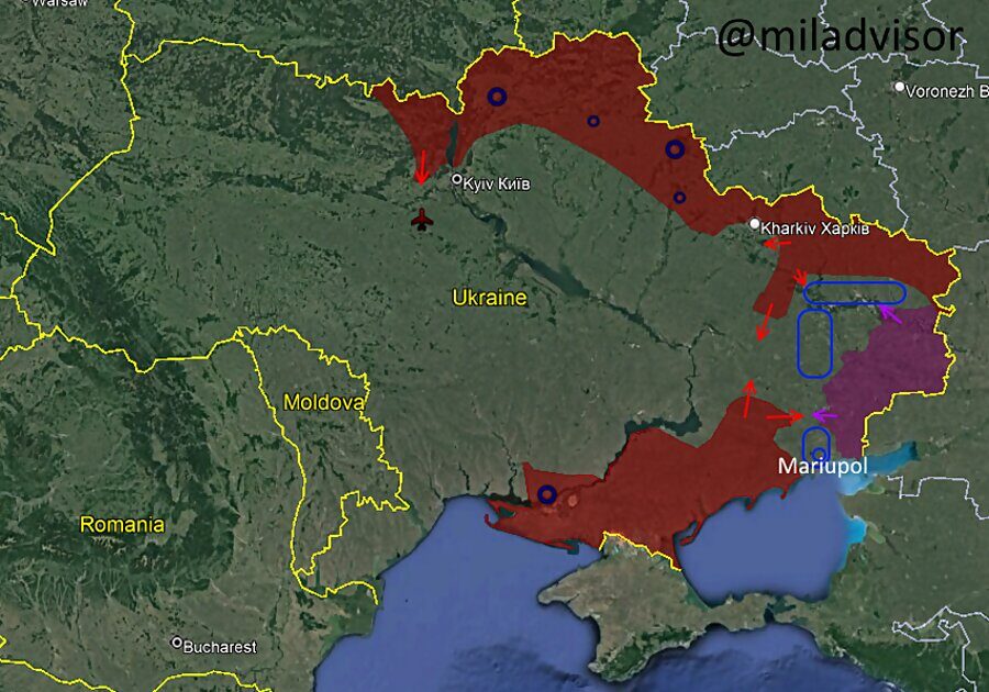 Click to enlarge ukraine military situation february 20220