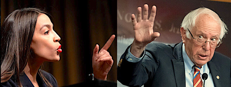 Click to enlarge AOC/Sanders