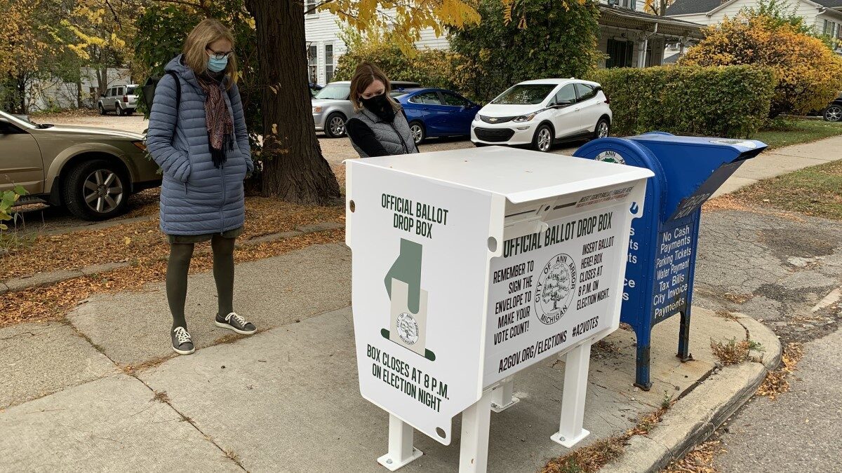 Wisconsin ballot drop box
