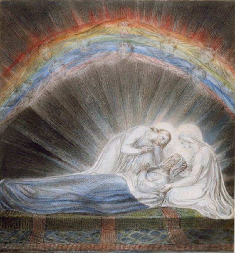 Click to enlarge Blake, A Vision of the Last Judgment