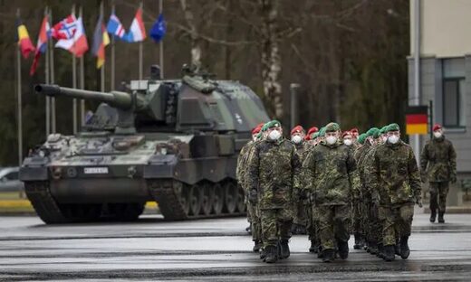 Click to enlarge NATO military