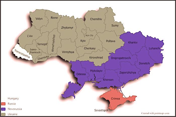 Click to enlarge Future Ukraine Map