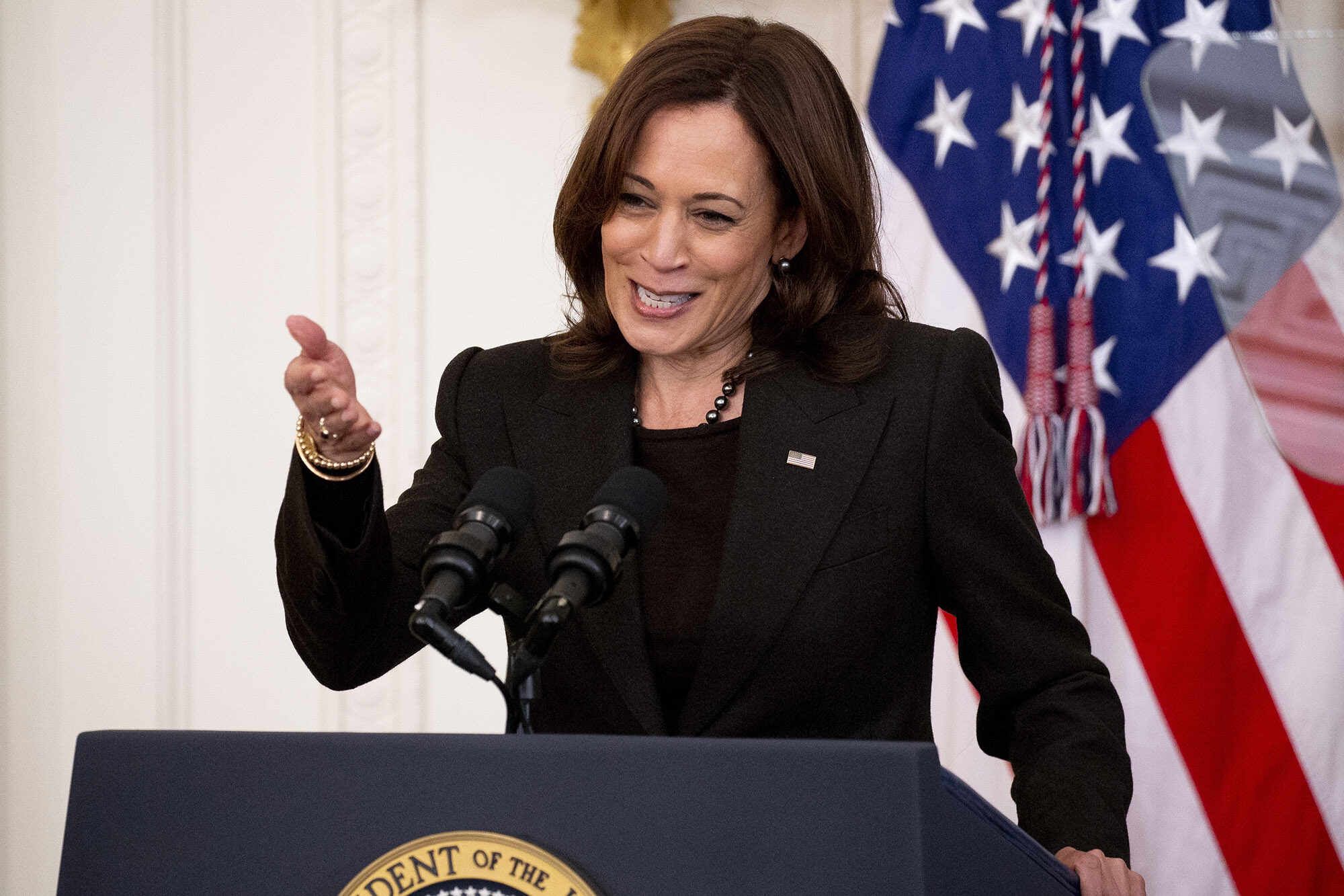 Click to enlarge Vice President Kamala Harris