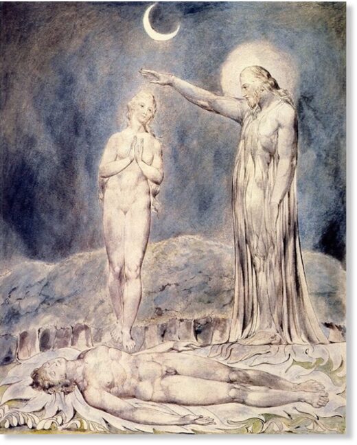 The Creation of Eve by William Blake