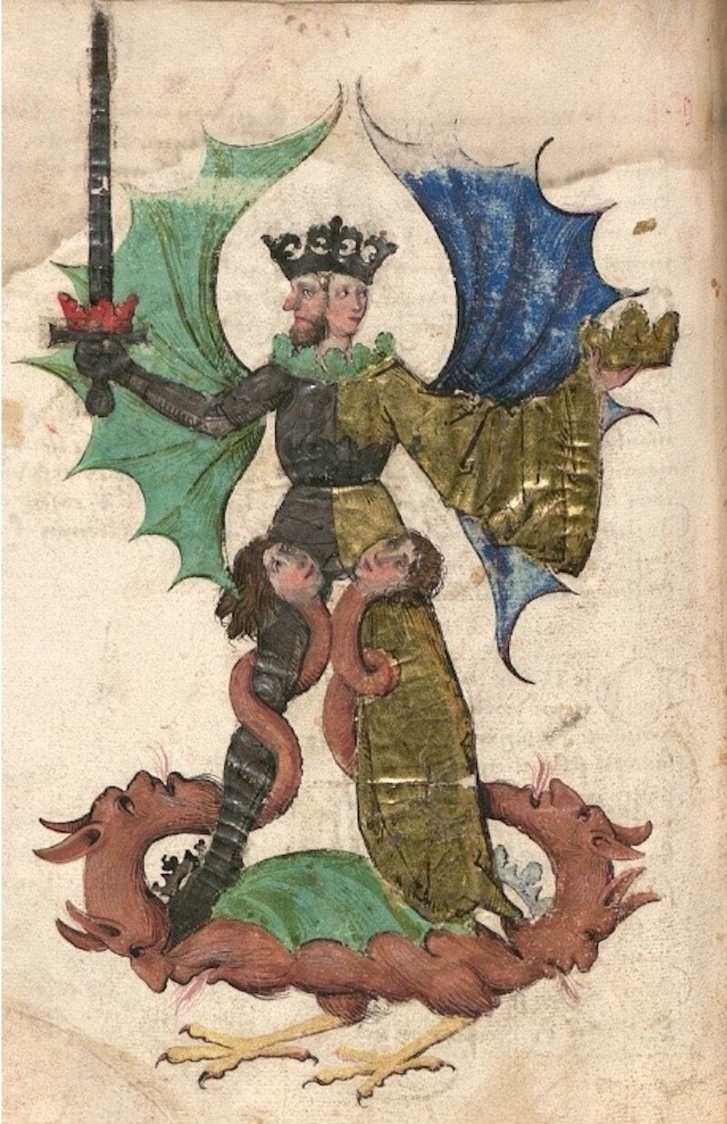 Click to enlarge “the mysterium coniunctionis which unites the two terms”