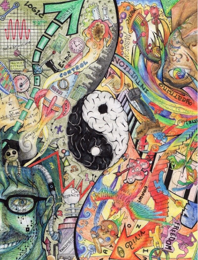 Click to enlarge “the Creator-creature typifies the coincidentia oppositorum“