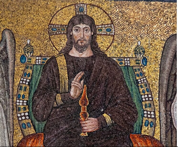Click to enlarge Christ mural