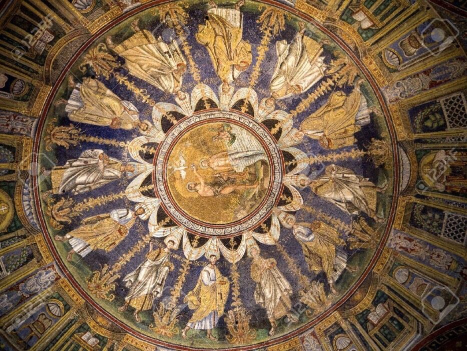 Click to enlarge ceiling painting