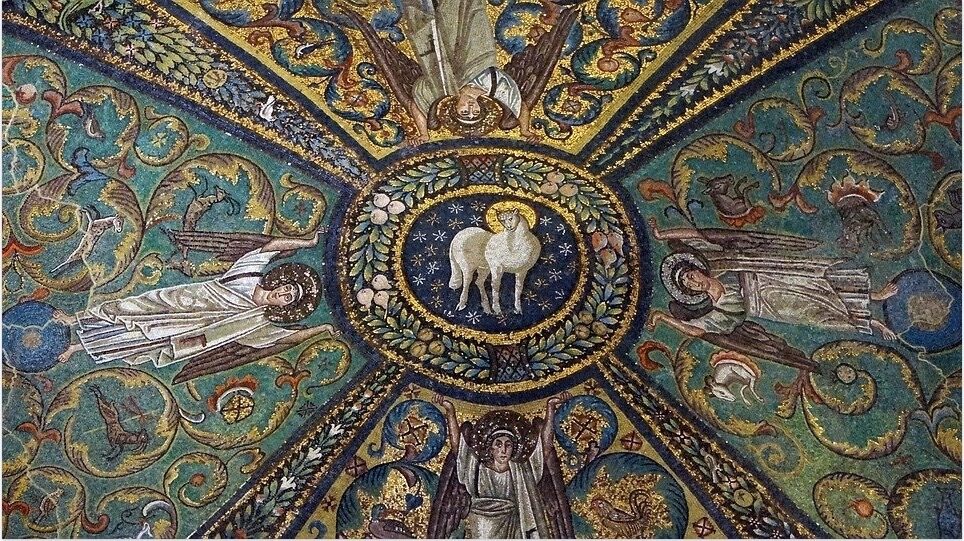 Click to enlarge ceiling mural