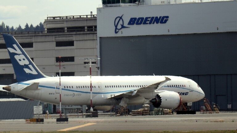 Boeing manufacturing plant in Seattle