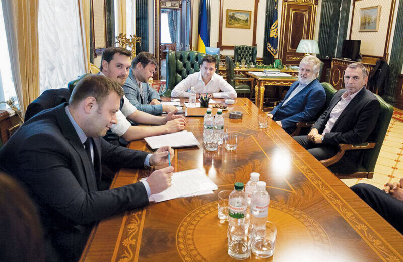 Click to enlarge Zelensky Kolomoisky