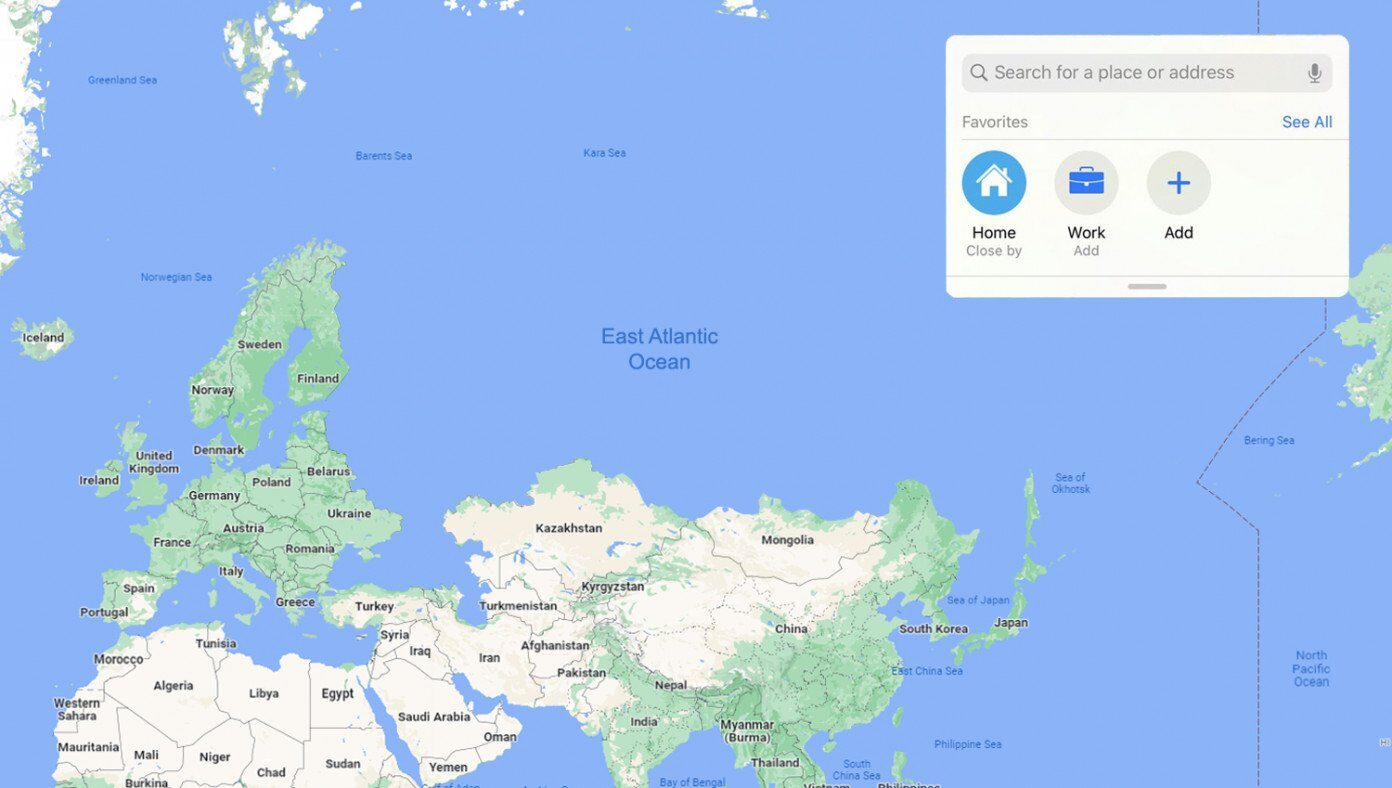 apple maps russia satire
