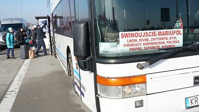 Evacuation bus Ukraine