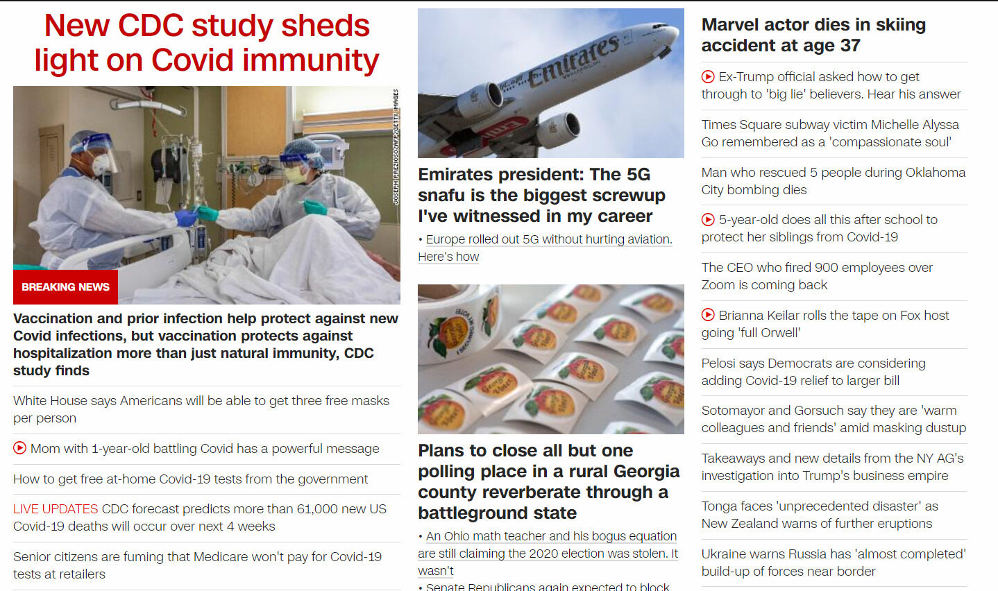 CNN no ukraine news covid