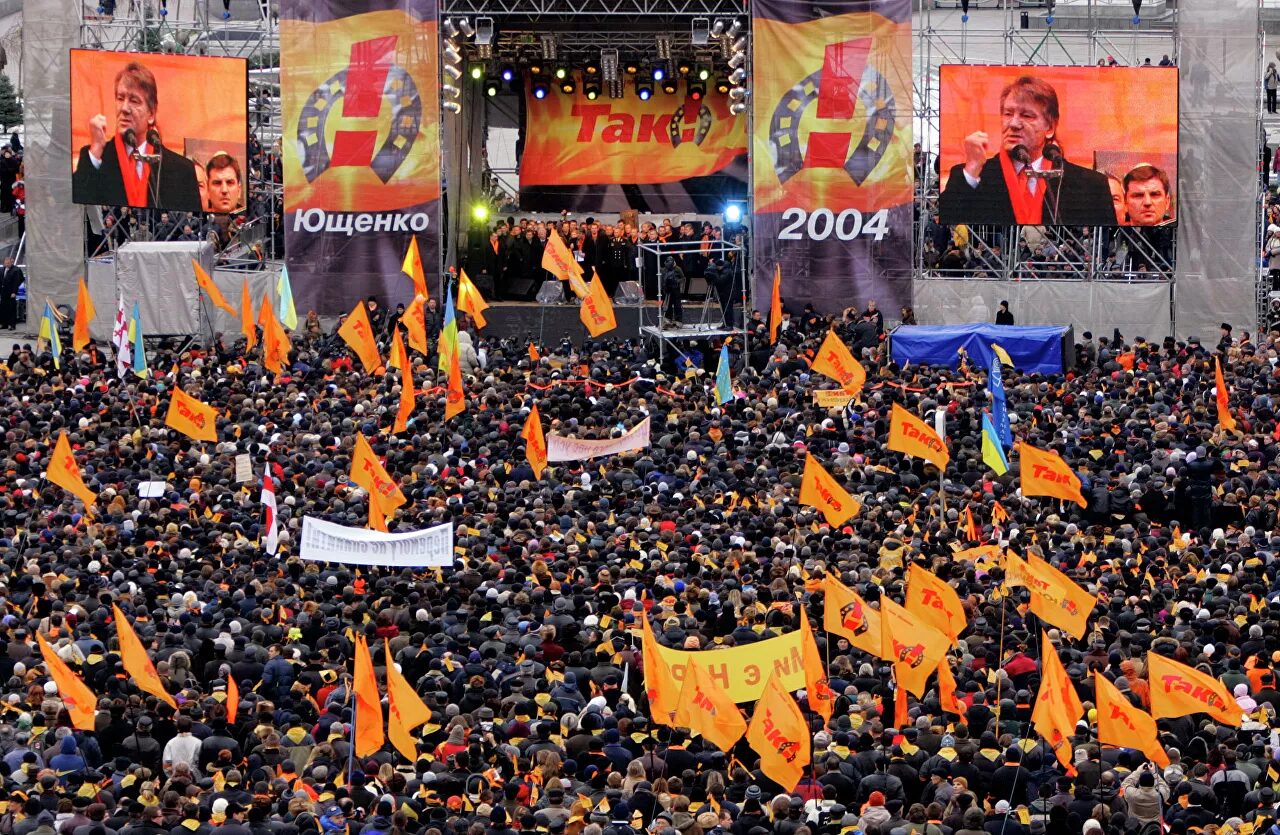 Viktor Yushchenko orange revoluton ukraine
