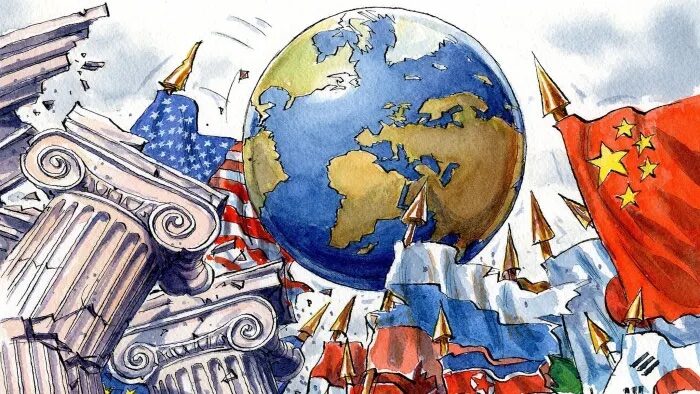 world crashing
