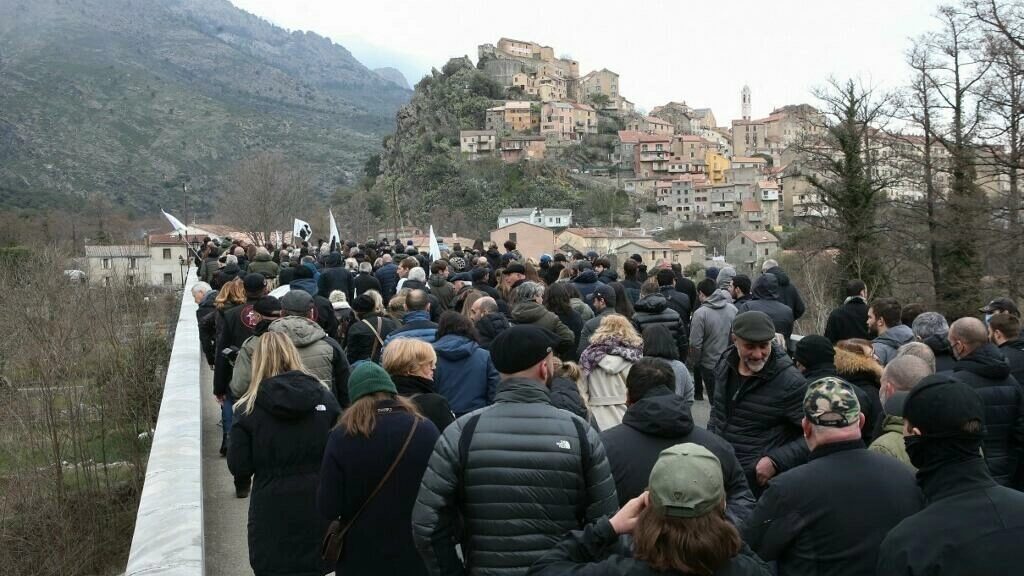 corsica protest