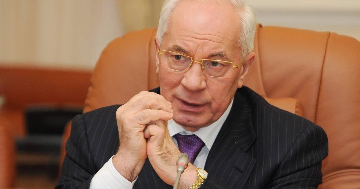 former Ukrainian P.M. Azarov