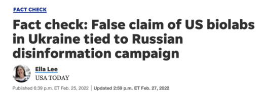 false fact check biolabs ukraine