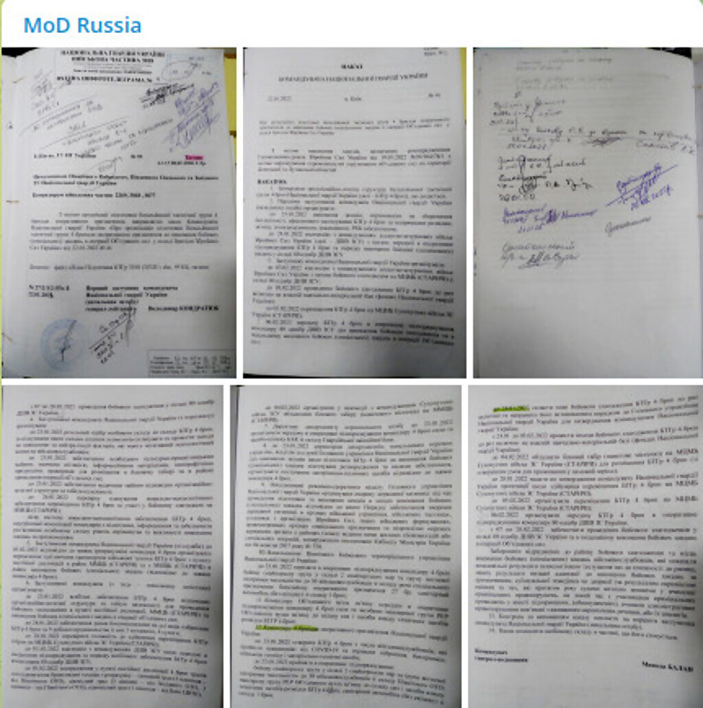 Click to enlarge russia ukraine invasion documents donbass