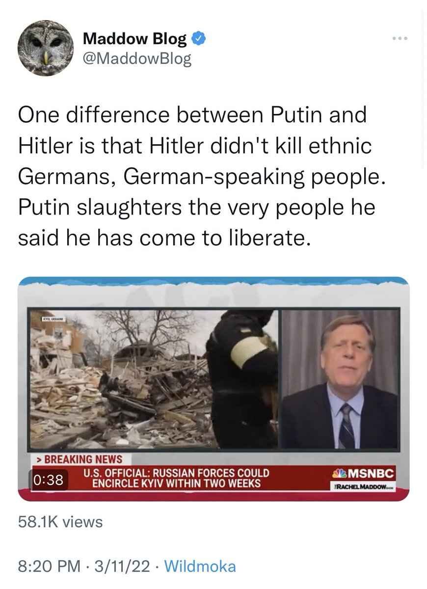 Click to enlarge maddow blog tweet