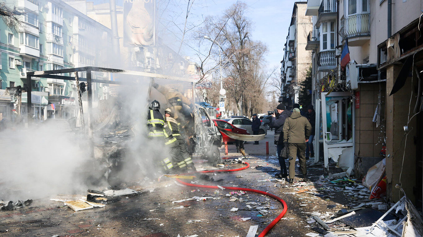 Click to enlarge missile shot down donetsk