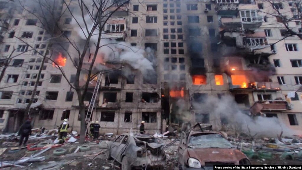 kyiv shelling rescue workers