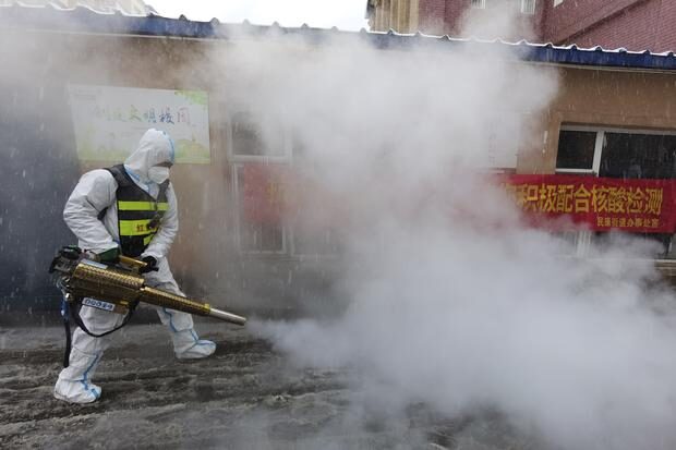 Click to enlarge china disinfect covid