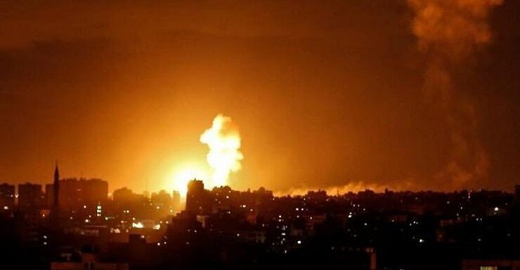 Click to enlarge explosion iran