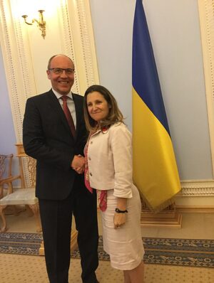 Click to enlarge Freeland Parubiy
