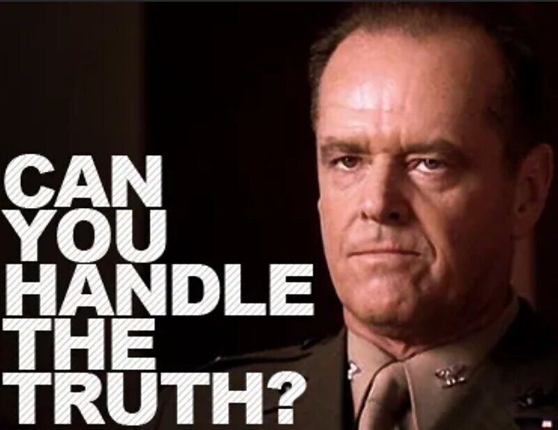 handle the truth movie quote Jack nicholson
