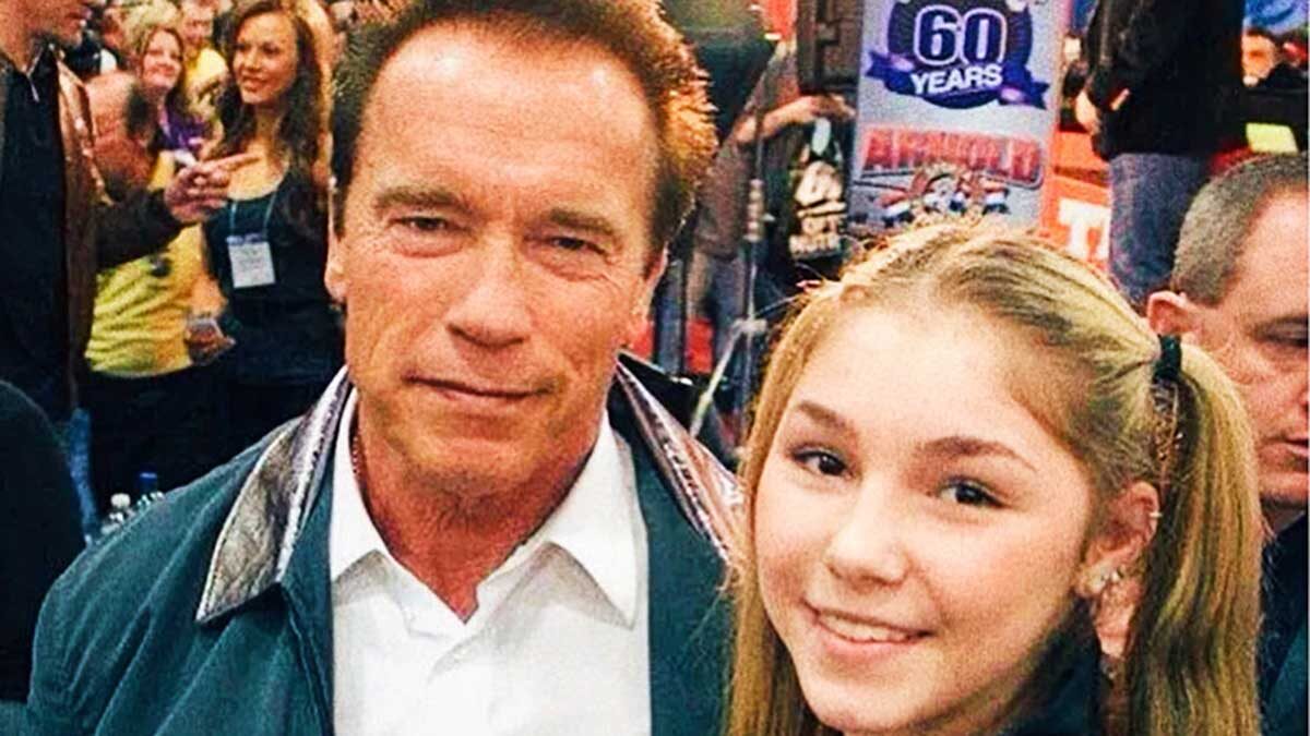 Arnold Schwarzenegger and Maryana Naumova