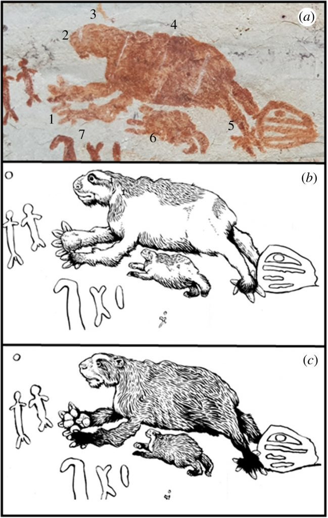 Click to enlarge Amazon prehistoric rock art