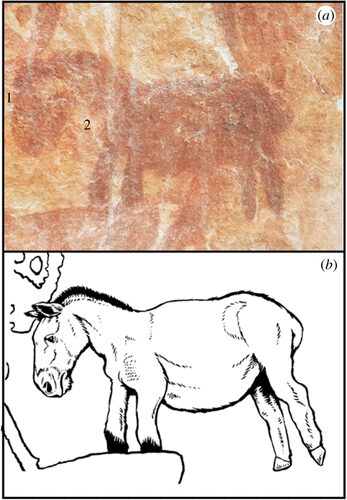 Click to enlarge Amazon prehistoric rock art