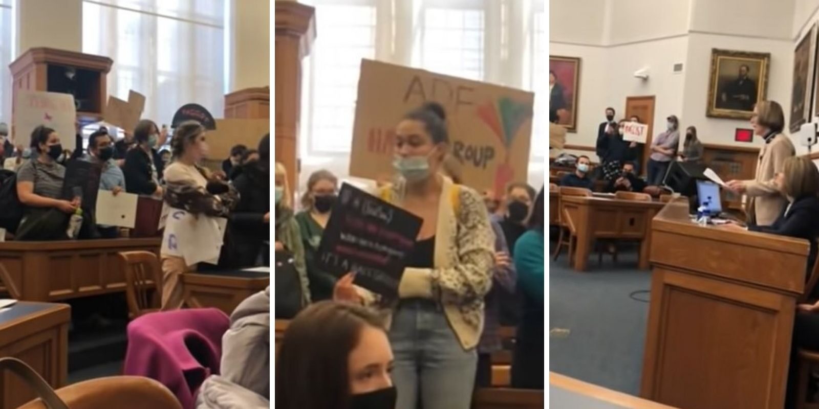 yale federalist society protest