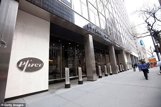 Click to enlarge Pfizer company's Canadian branch