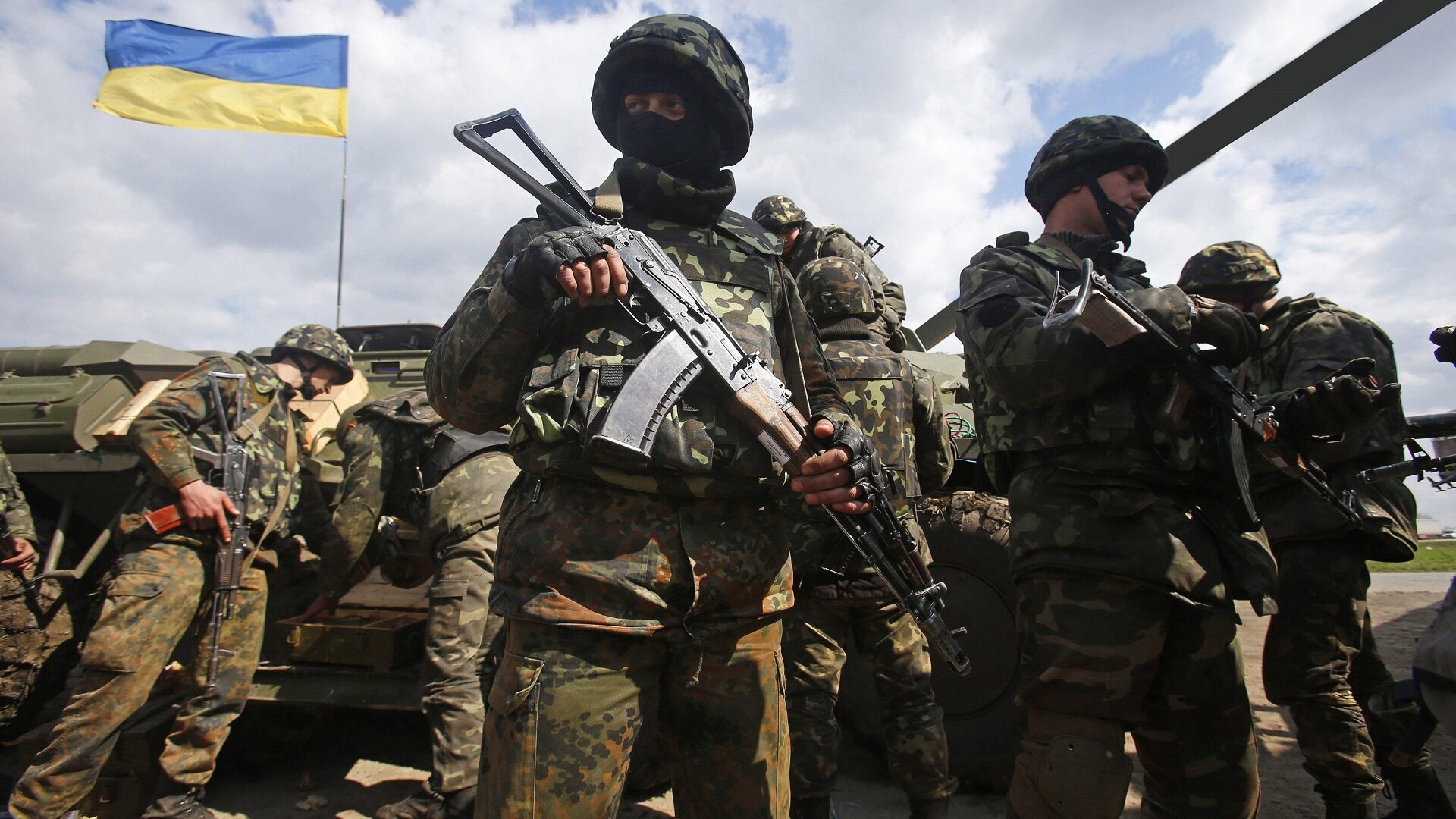 Ukrainian soldiers