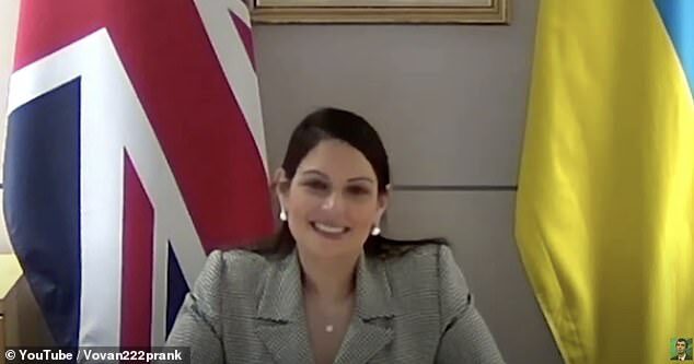 Click to enlarge priti patel prank