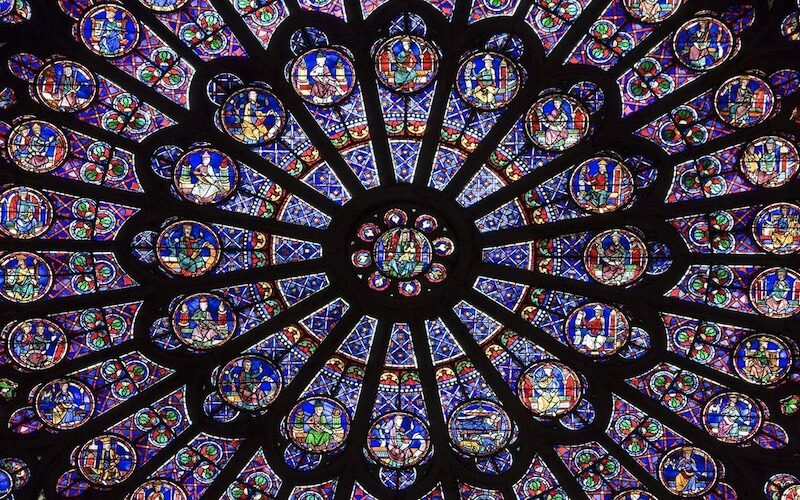 stained glass ceiling