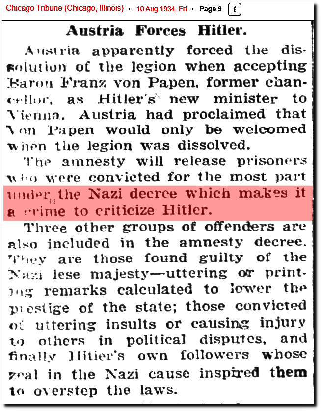 Click to enlarge Newspaper Article