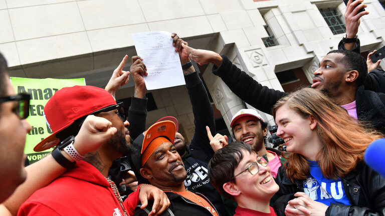 Chris Smalls Amazon employees union