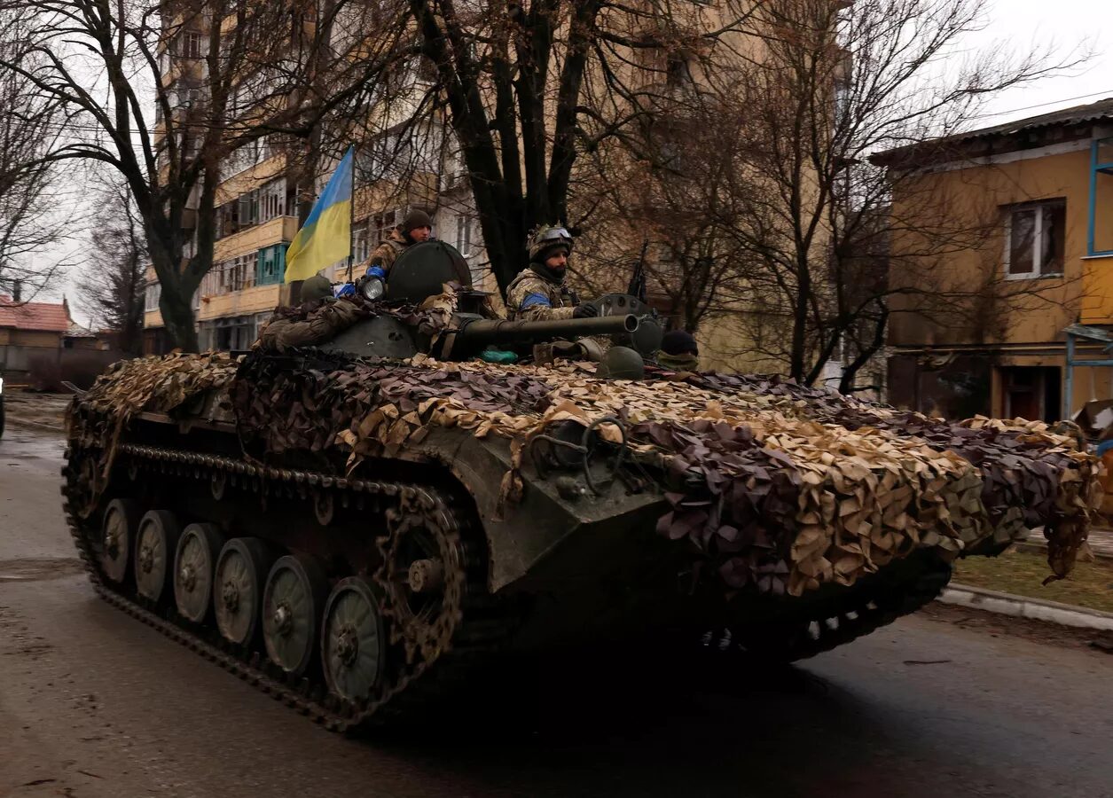 Click to enlarge Ukrainian military vehicle