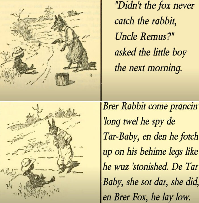 Brer rabbit tar baby